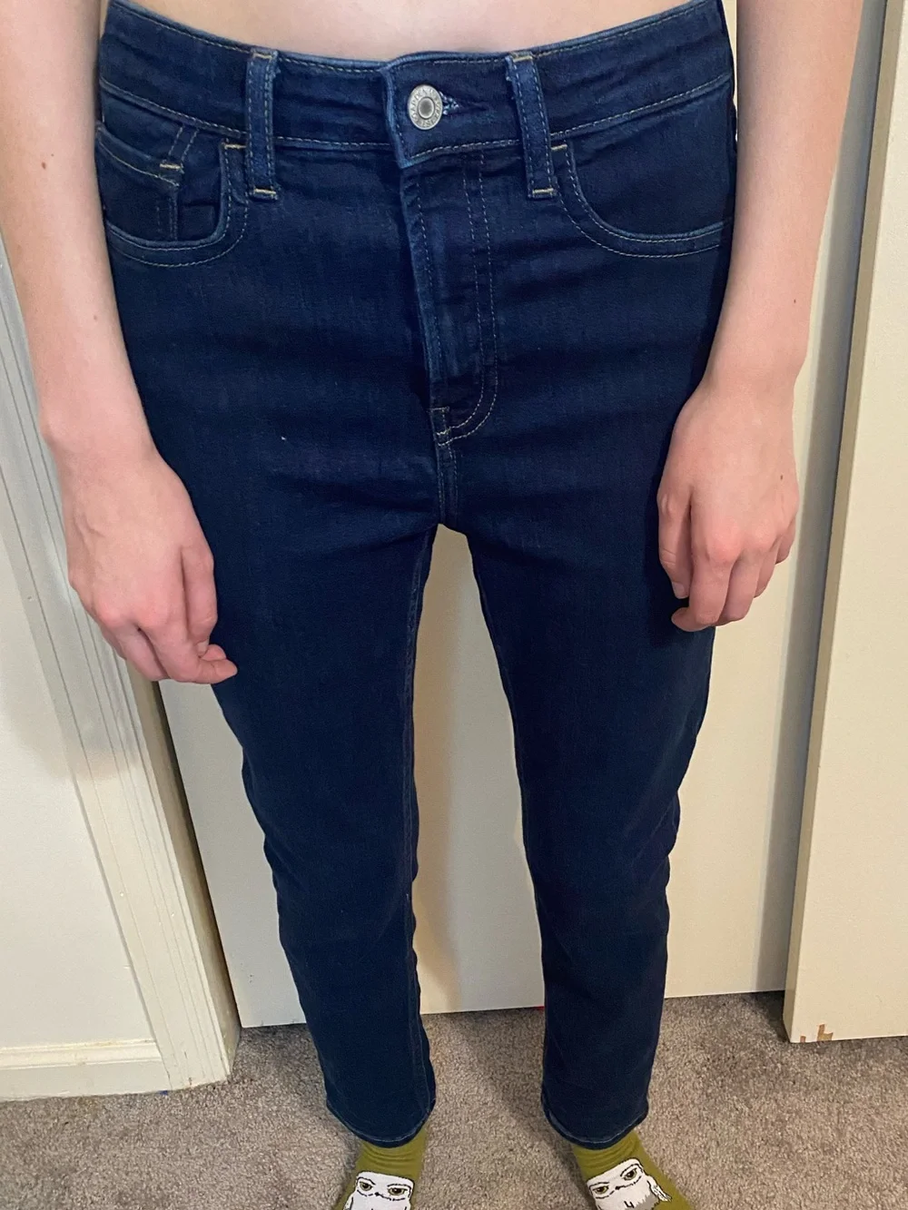 GAP Teen Size 16 Skinny Jeans Dark Indigo Blue stretch denim NWOT back to school